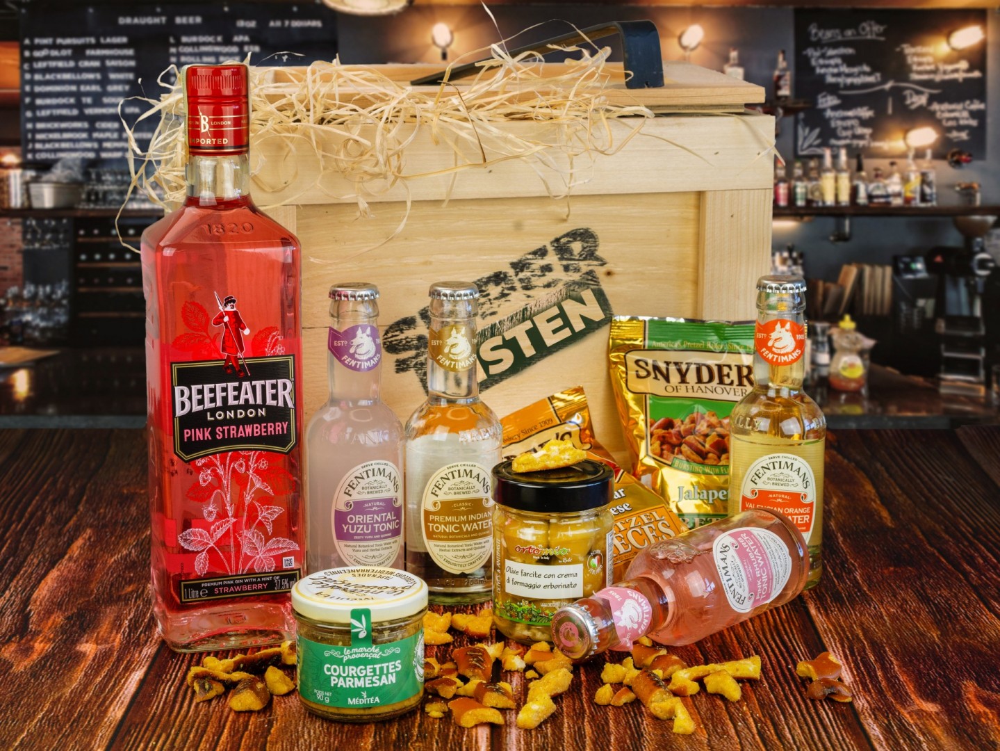 Superkisten mit Gin Beefeater Rosa