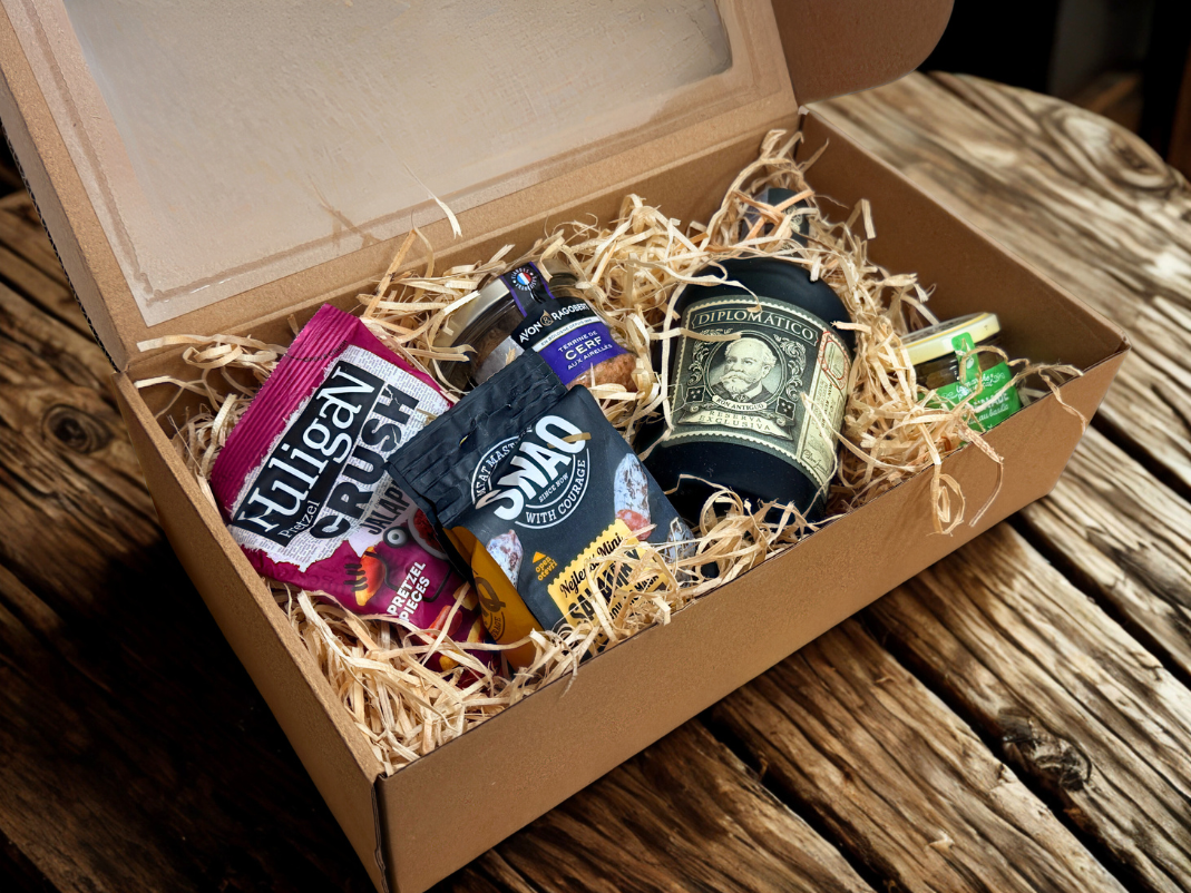 Geschenkbox mit Rum Diplomatico für Männer