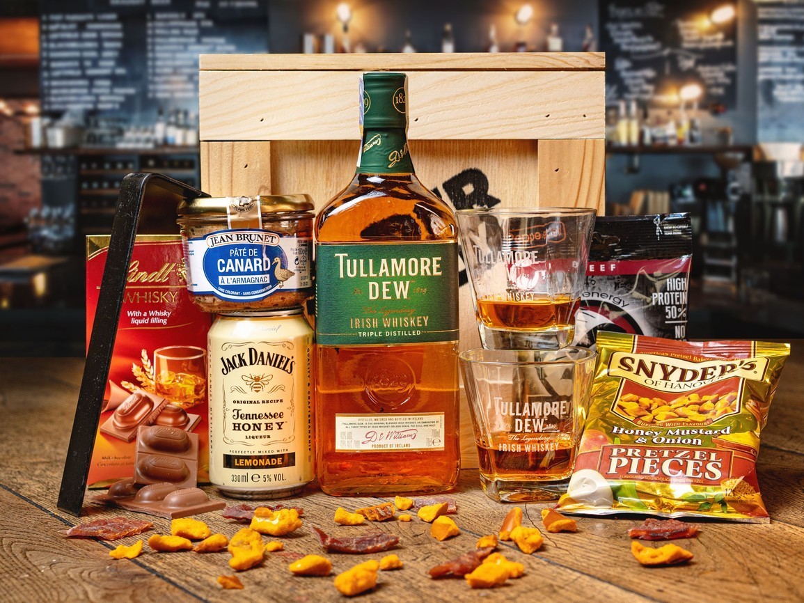 Superkisten mit Whisky Tullamore Dew